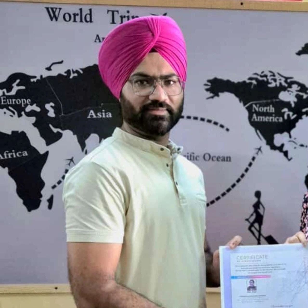 Narinder Singh, founder of Pioneer Education Center, Morinda